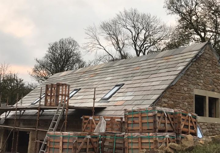 3 velux fit & all slated in the day