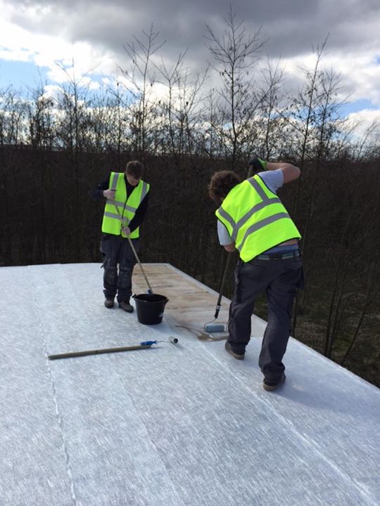 Recent Fibreglass roof installation for united utilities