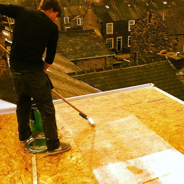 Fibre glass roofing